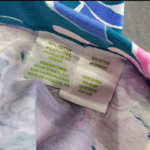 Lilly Pulitzer Vanya leggings girls Flare sz XL - Picture 5 of 8